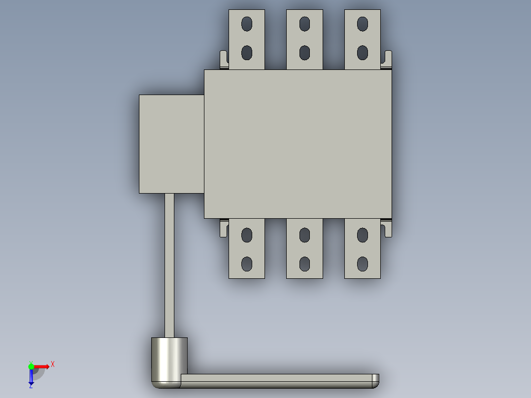 ABB - OT1600EM03P 隔离开关俯视图