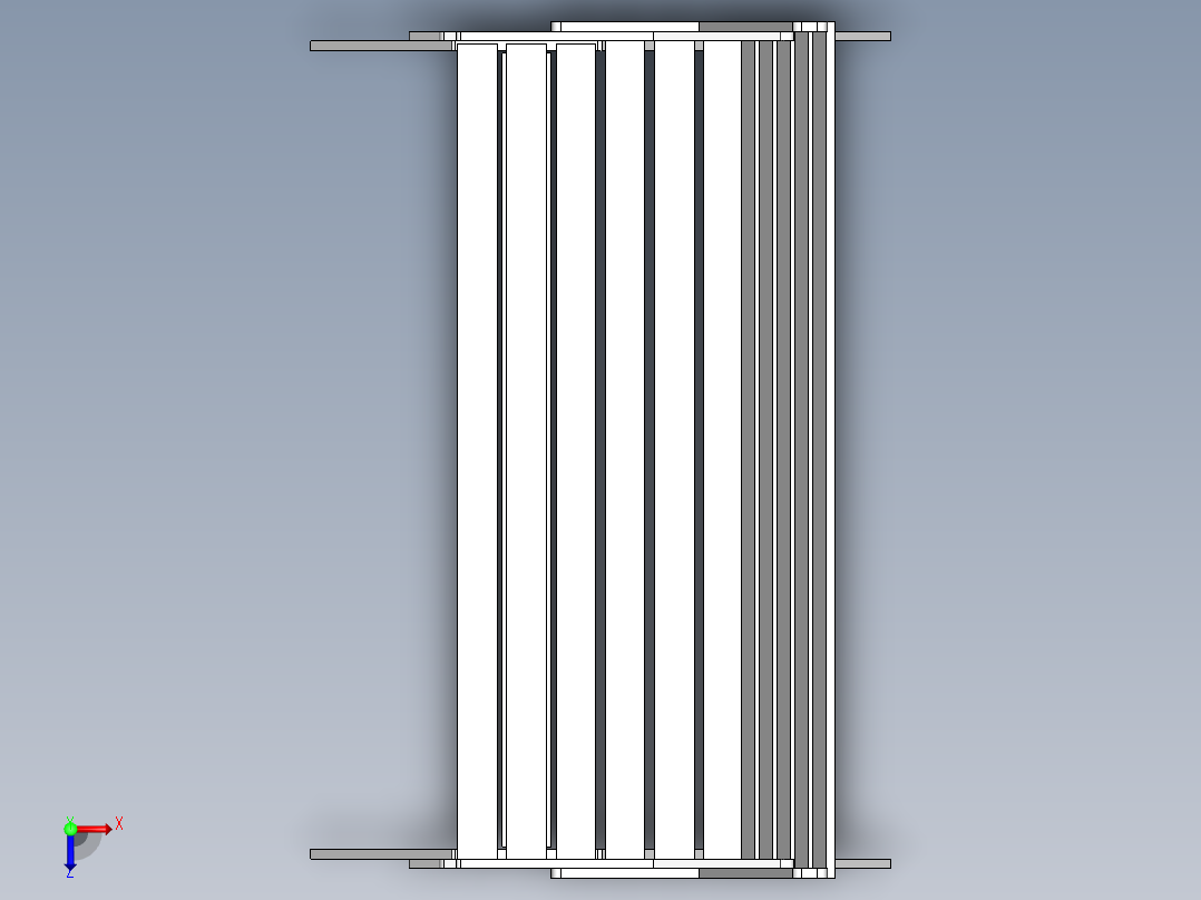 分体桌子俯视图