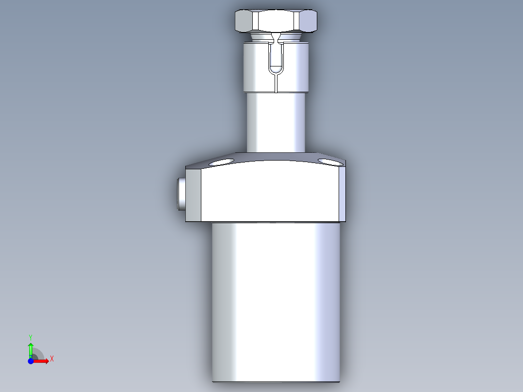 KOSMEKLHA0550-CR-Q15多系列多零件图纸模型前视图