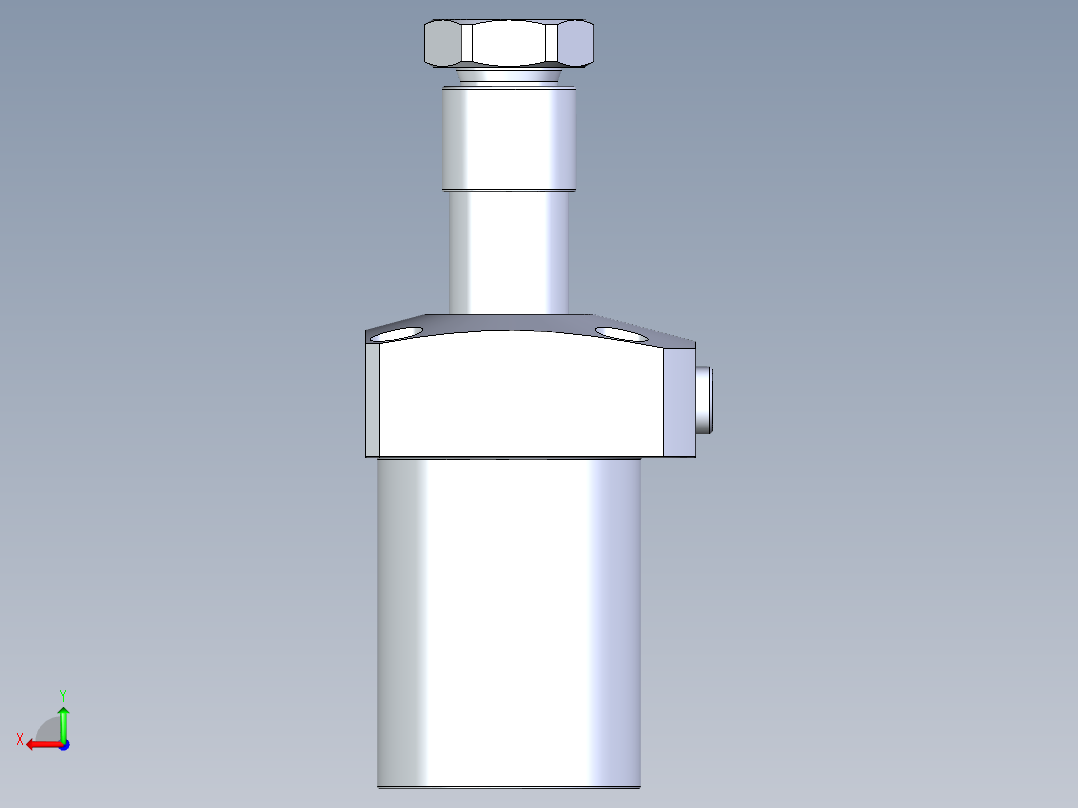 KOSMEKLHA0550-CR-Q15多系列多零件图纸模型后视图