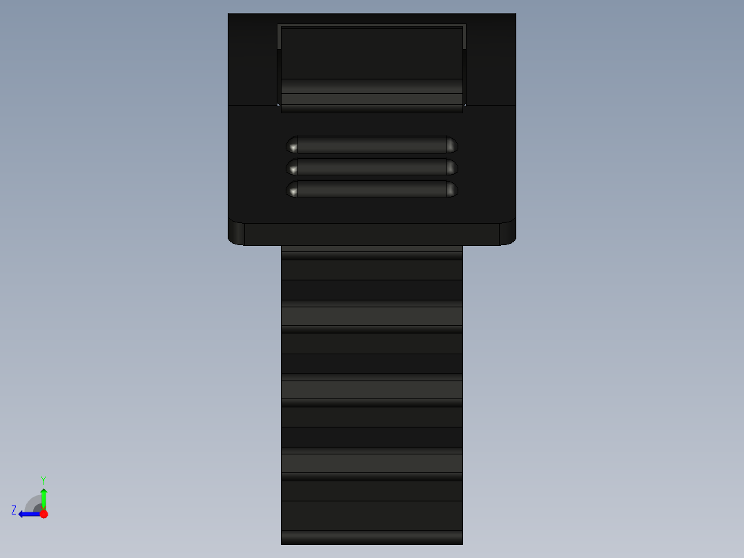 柔性安装夹右视图