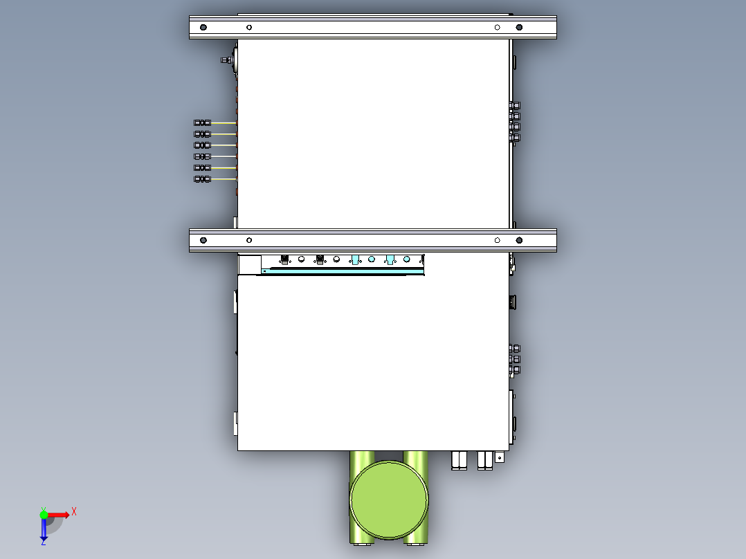 工艺气相色谱仪GC8000俯视图