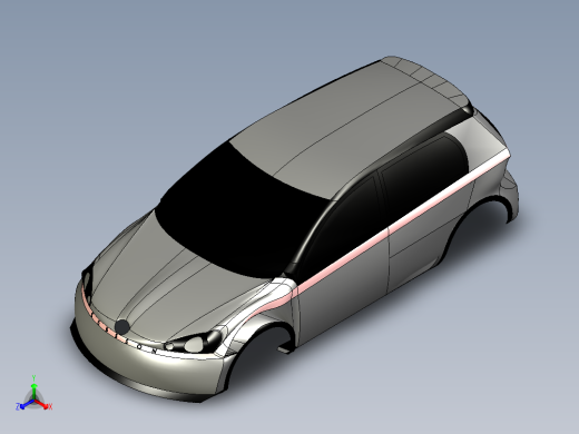 汽车车身 (16)正等轴测缩略图