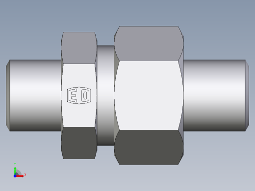 卡套式工业通用硬管接头EO_Weld_fitting_for_tubes_ASK630X4S前视缩略图