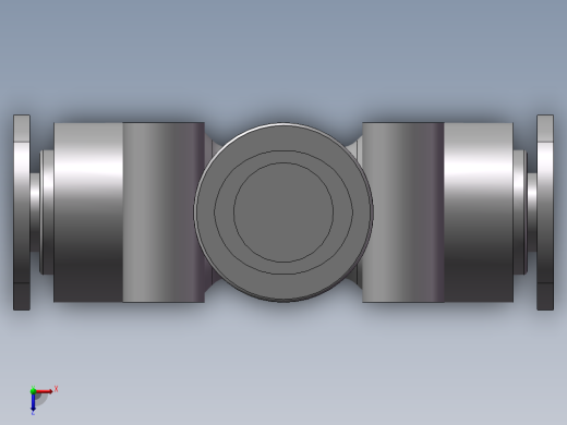 气动接头-T型三通APEW10-6（10变6）俯视缩略图