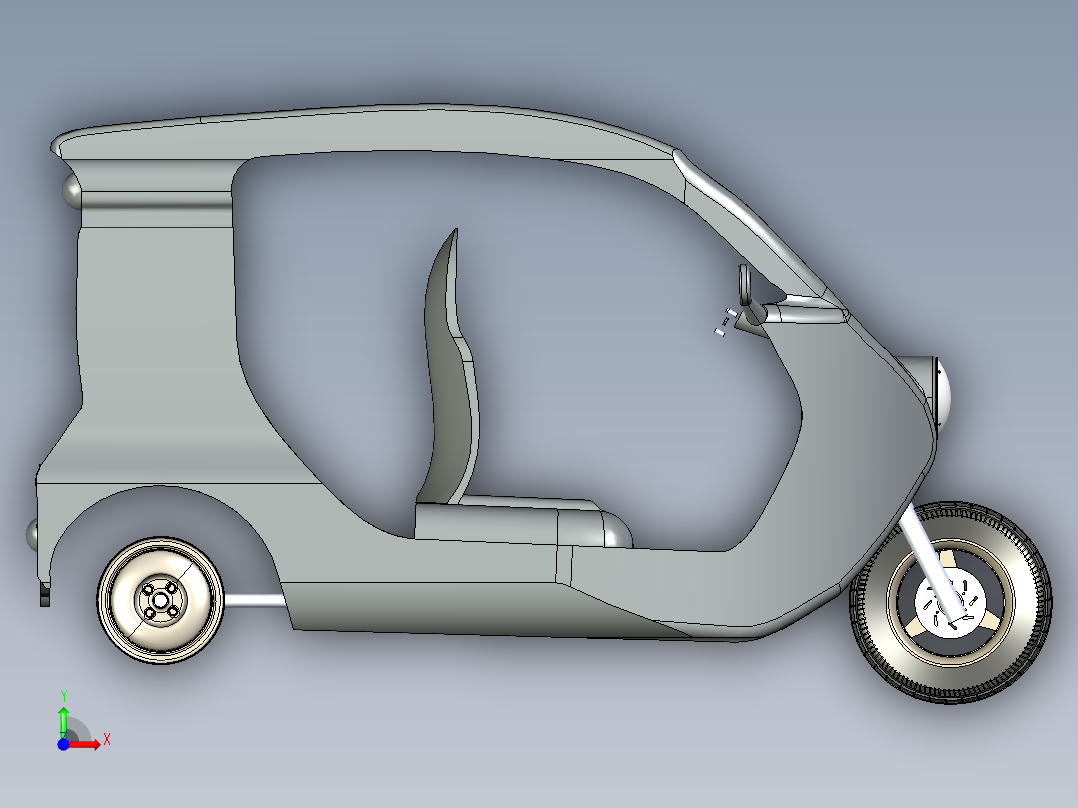 Zbee-电动三轮前视图