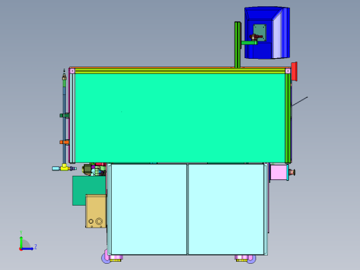 大型卷带辊压机左视缩略图
