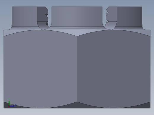 螺母Din 935 M4-M10，M10-M72左视缩略图