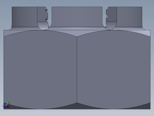 螺母Din 935 M4-M10，M10-M72右视缩略图