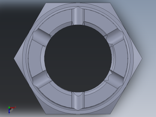 螺母Din 935 M4-M10，M10-M72俯视缩略图