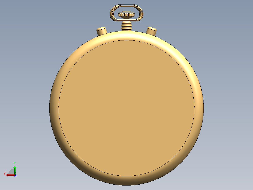 经典怀表后视图