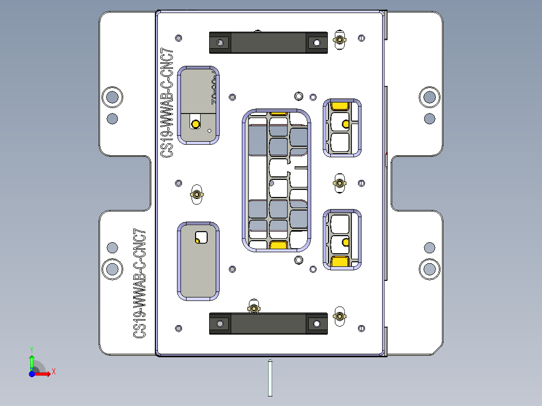 CS19-WWAB-C-CNC7笔记本CNC工装夹具三维模型-180809前视图