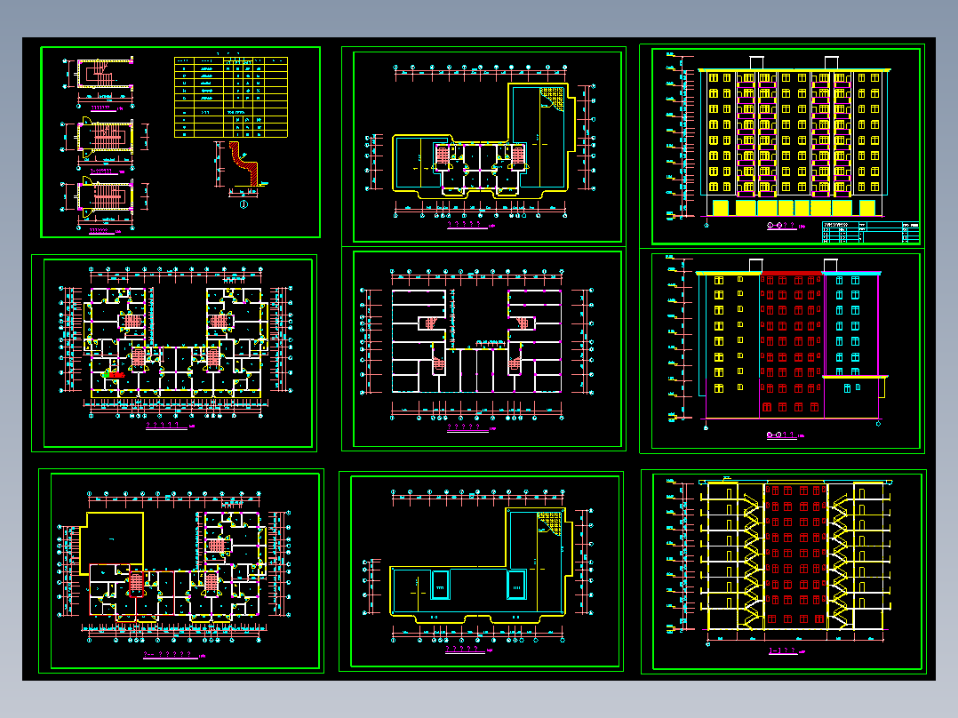 安置楼建筑施工图