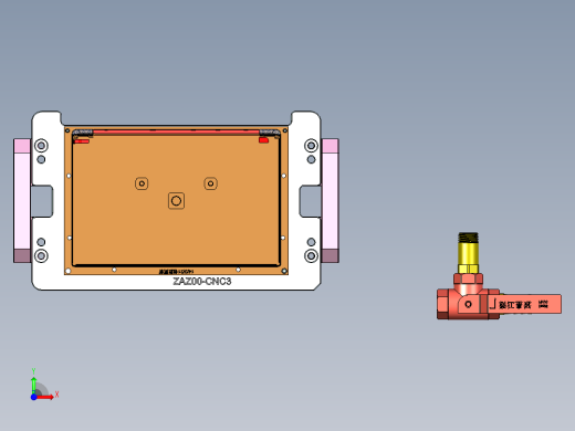 ZAZ00-A-笔记本CNC工装夹具三维模型CNC3前视缩略图