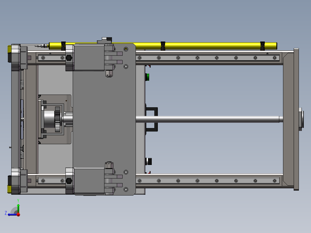 AGV堆垛车AGV叉车sw16可编辑右视图