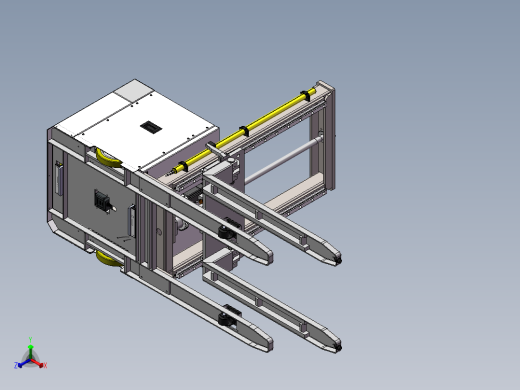 AGV堆垛车AGV叉车sw16可编辑正等轴测缩略图