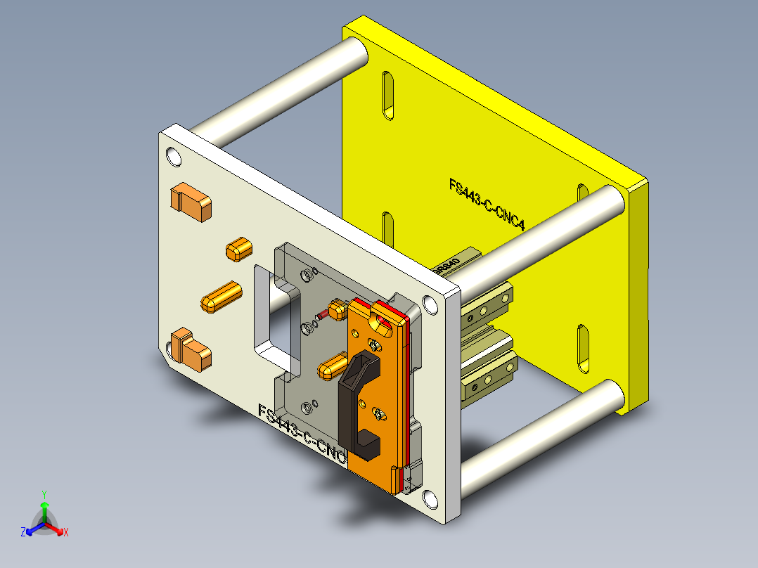 FS443-C笔记本CNC工装夹具三维模型-CNC4-190325