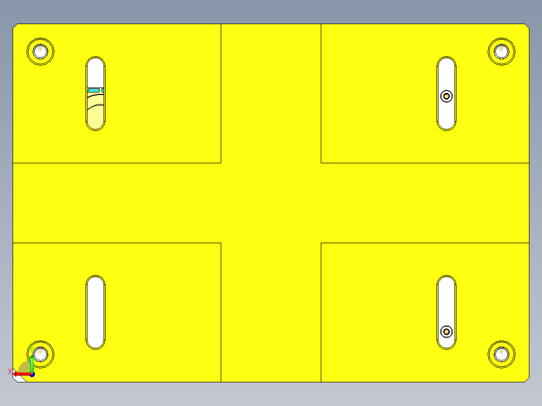 FS443-C笔记本CNC工装夹具三维模型-CNC4-190325后视图