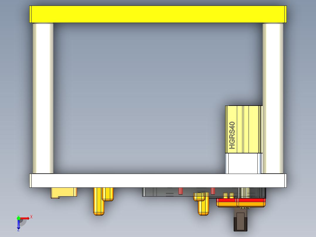FS443-C笔记本CNC工装夹具三维模型-CNC4-190325俯视图
