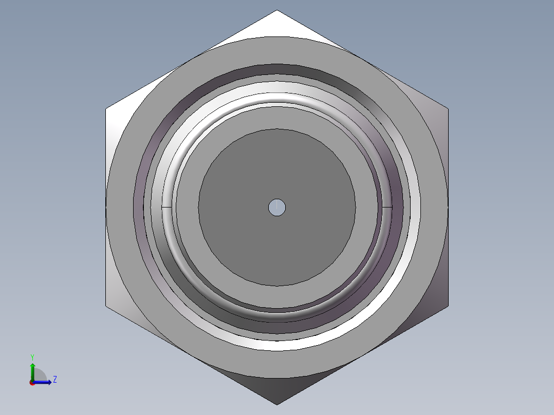 直通变径接头、2D-14-42左视图