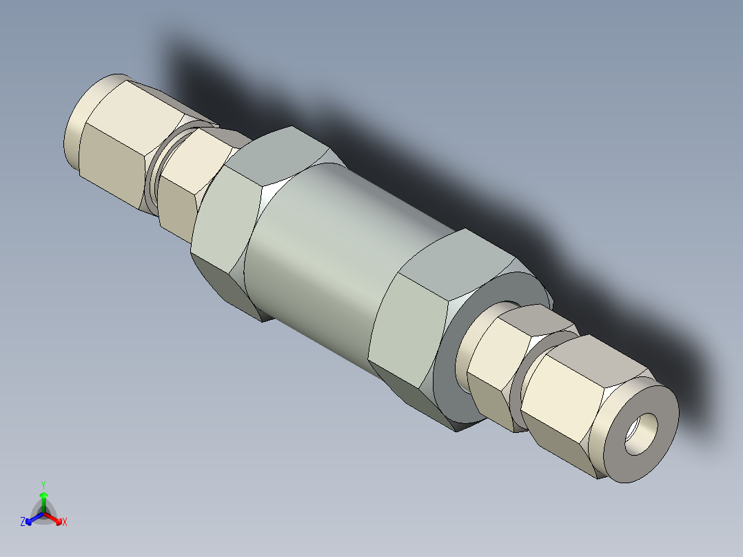 阻火器正等轴测图