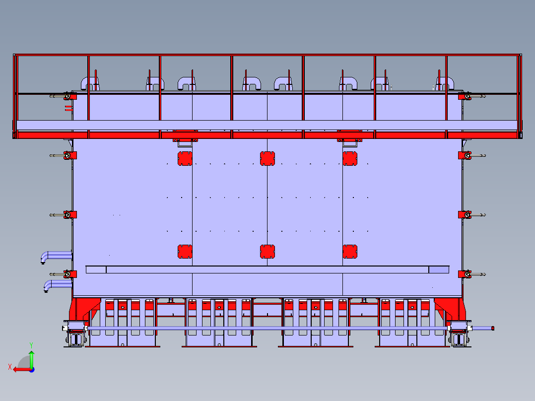 B3004016-生产钢筋混凝土通风设备的机器后视图
