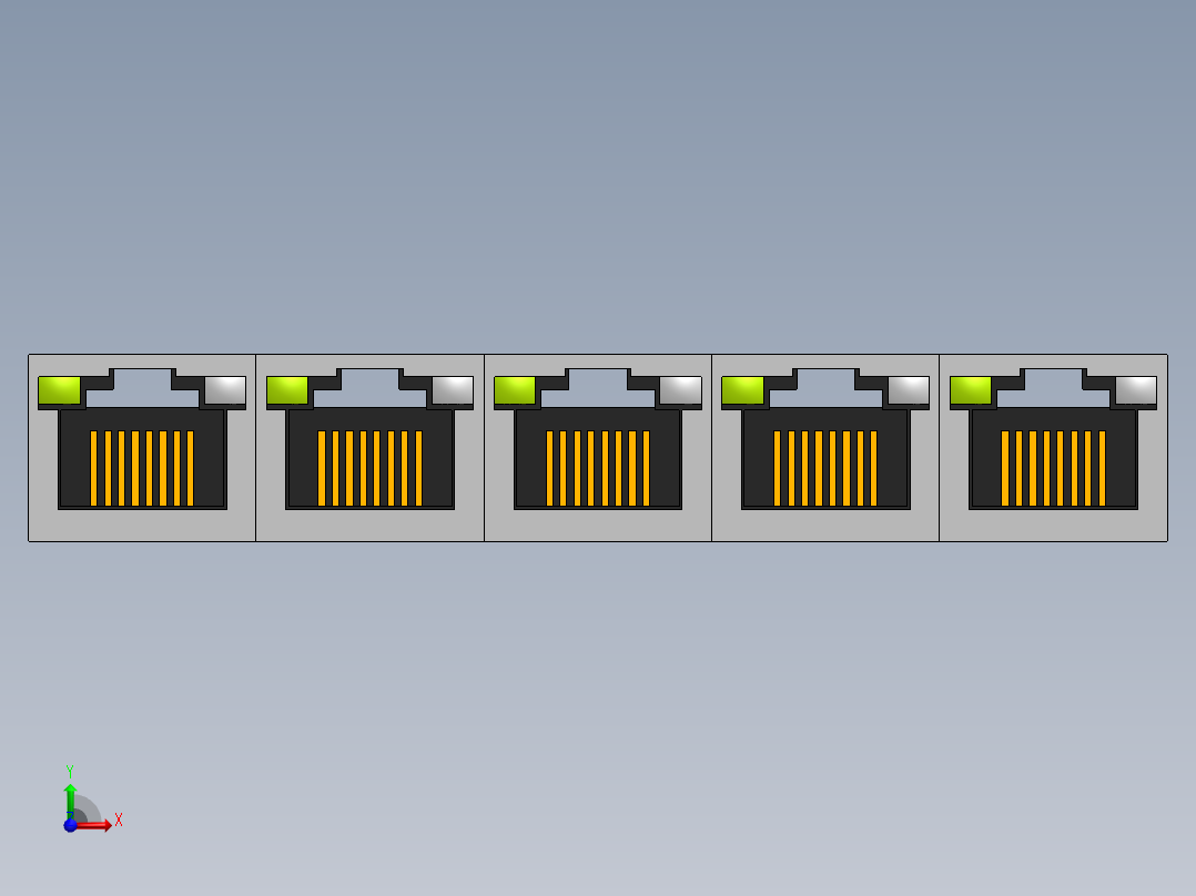 网络设备(5)前视图