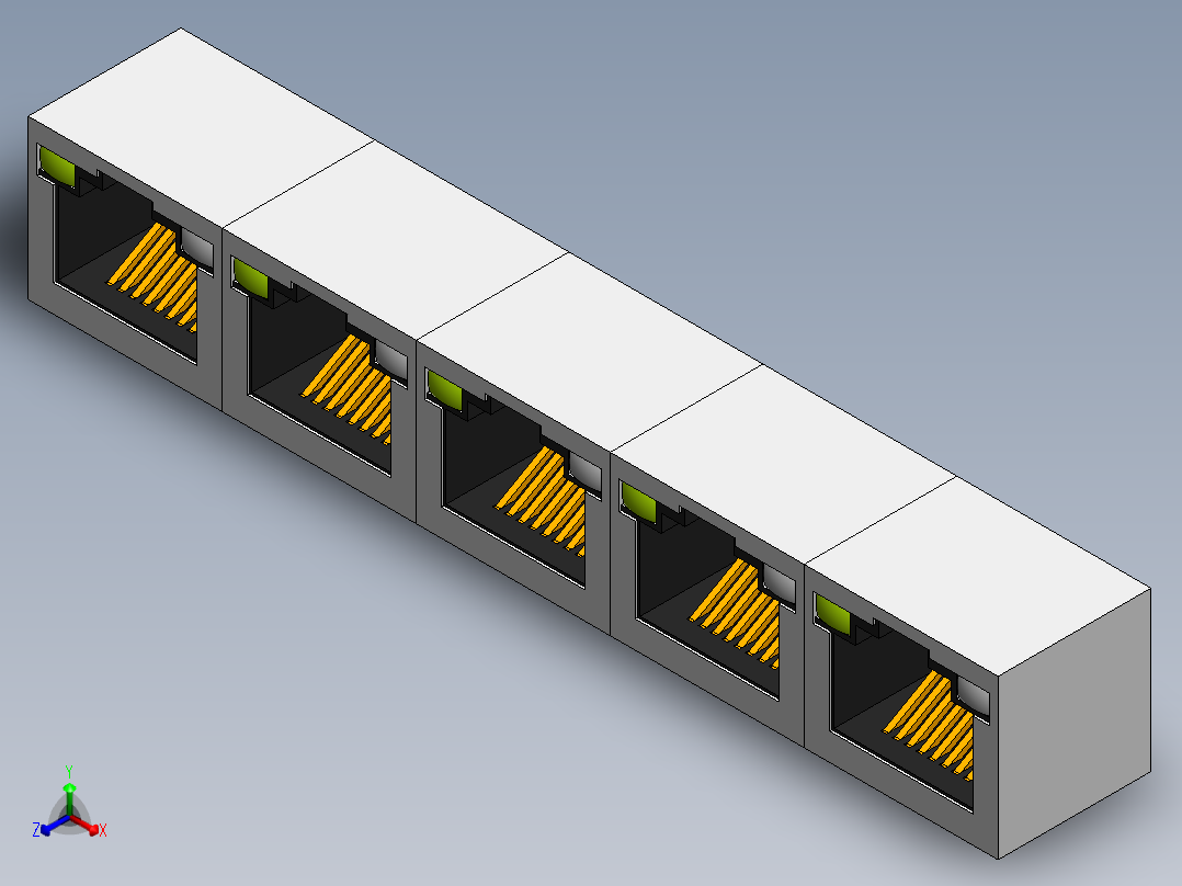 网络设备(5)正等轴测图