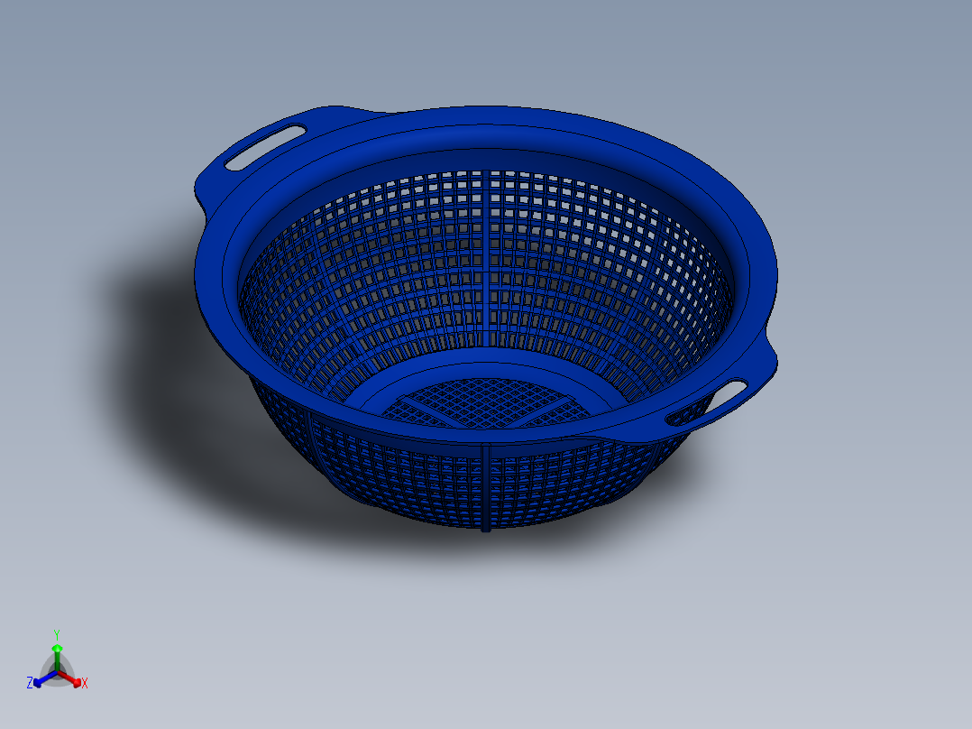 篮子(49)正等轴测图