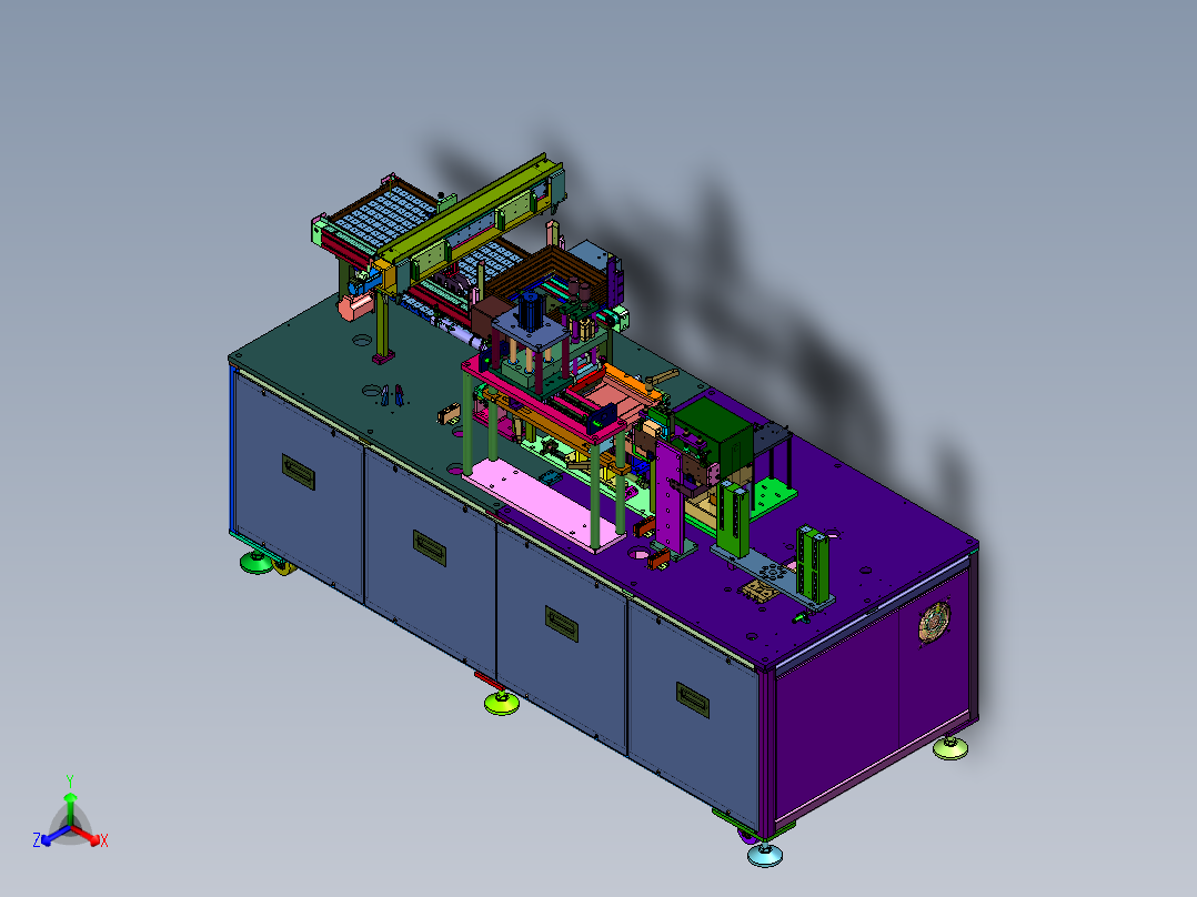芯片精准输出丝印装置
