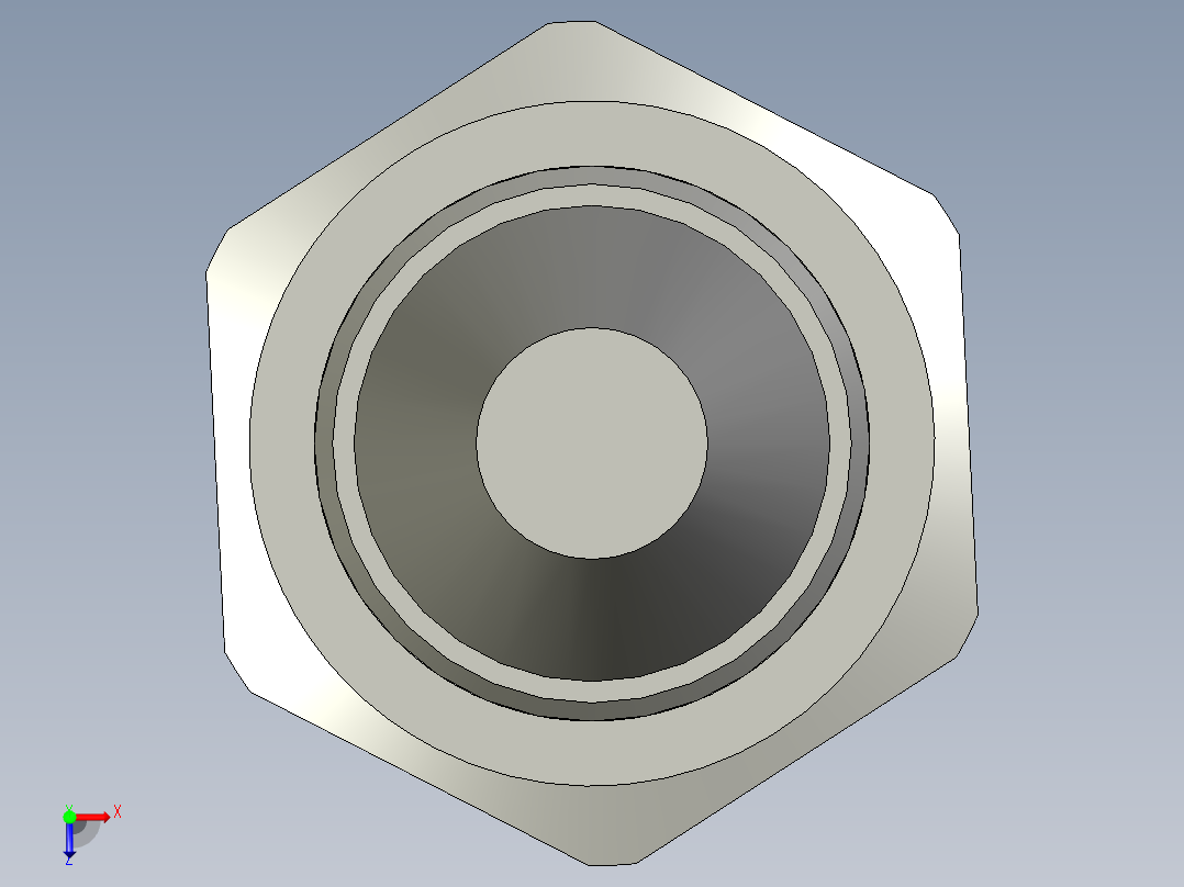 亚德客-缓冲器ACA1412-1俯视图