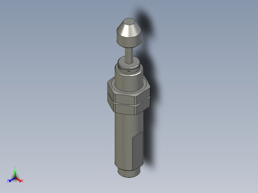 亚德客-缓冲器ACA1412-1正等轴测缩略图