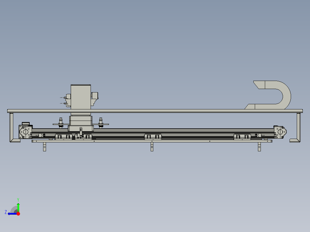 AA-06tray盘搬运机构两仓右视图