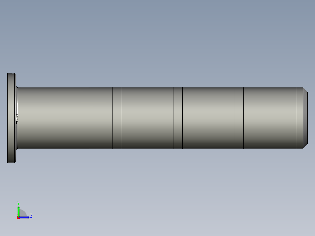 三色灯TPW37-73ROG左视图