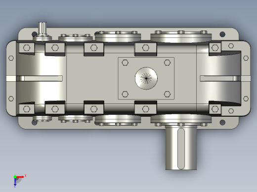 ZSY三级圆柱齿轮减速机ZSY560-80-俯视缩略图