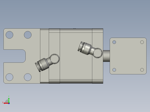 010211夹紧气缸组件-LXYC-BOSS后视缩略图