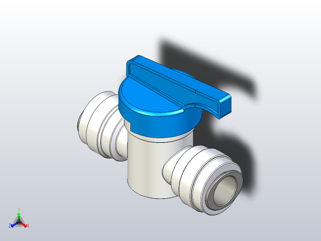 约翰客用阀门38正等轴测图