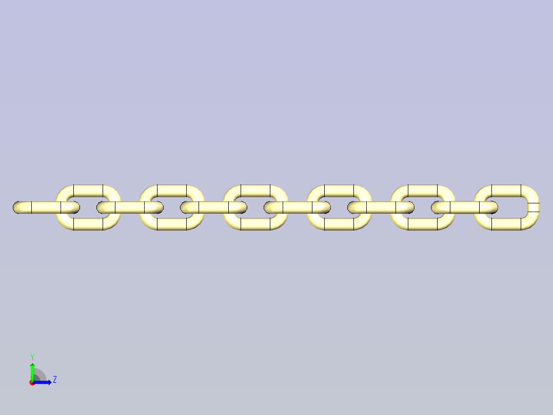 现实链。左视图