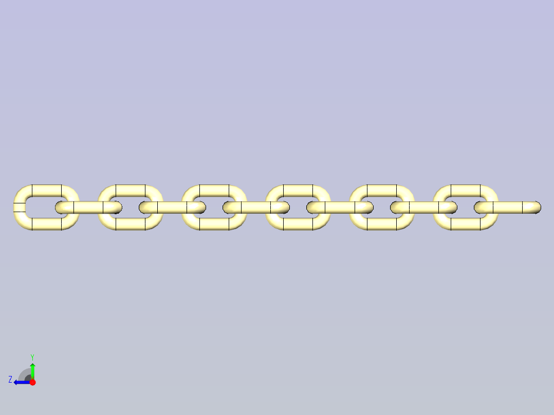 现实链。右视图