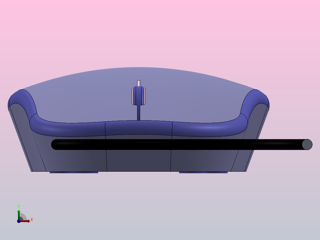 正常的游戏鼠标设计前视图