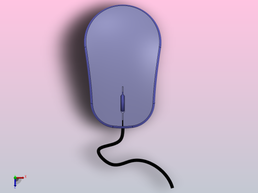 正常的游戏鼠标设计俯视缩略图