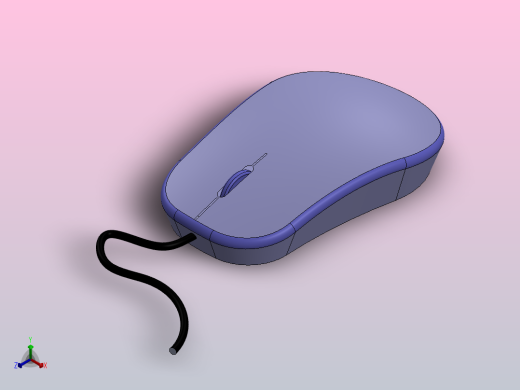 正常的游戏鼠标设计正等轴测缩略图
