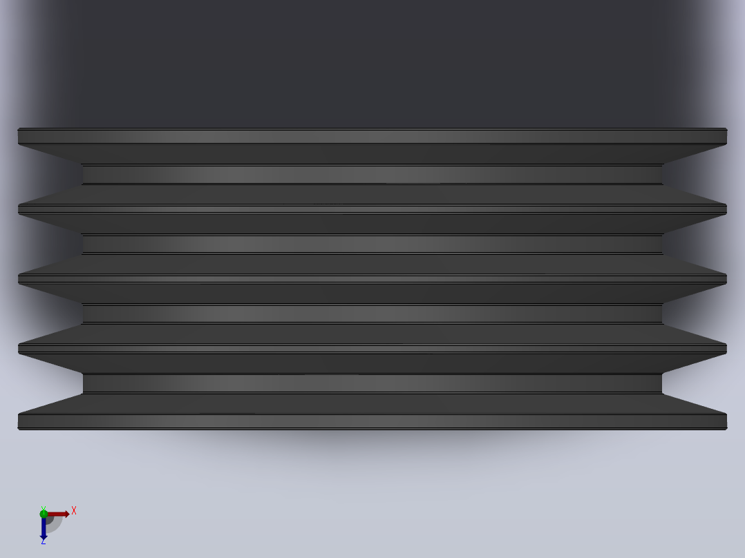 锥套式皮带轮 SPC_SPC250X4俯视图