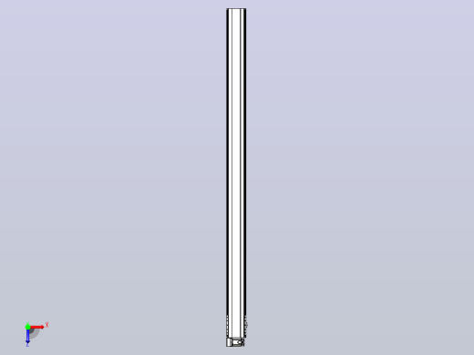 皮带直线轴半封闭可选导轨TPA-HNB-202D-140-L3050-LU-C-P75-N3俯视缩略图
