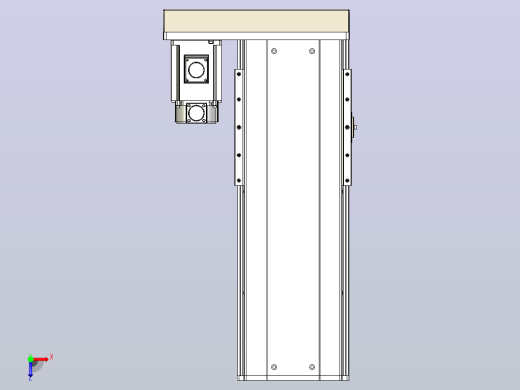 日规模组半封闭丝杆TPA-HNR-220D-3210C-L300-MR-C-P1K-N3俯视缩略图