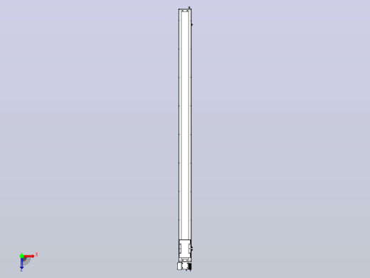SCM14-2350-LD滚珠花健、支撑座、滚珠丝杠、交叉导轨、直线模组俯视缩略图
