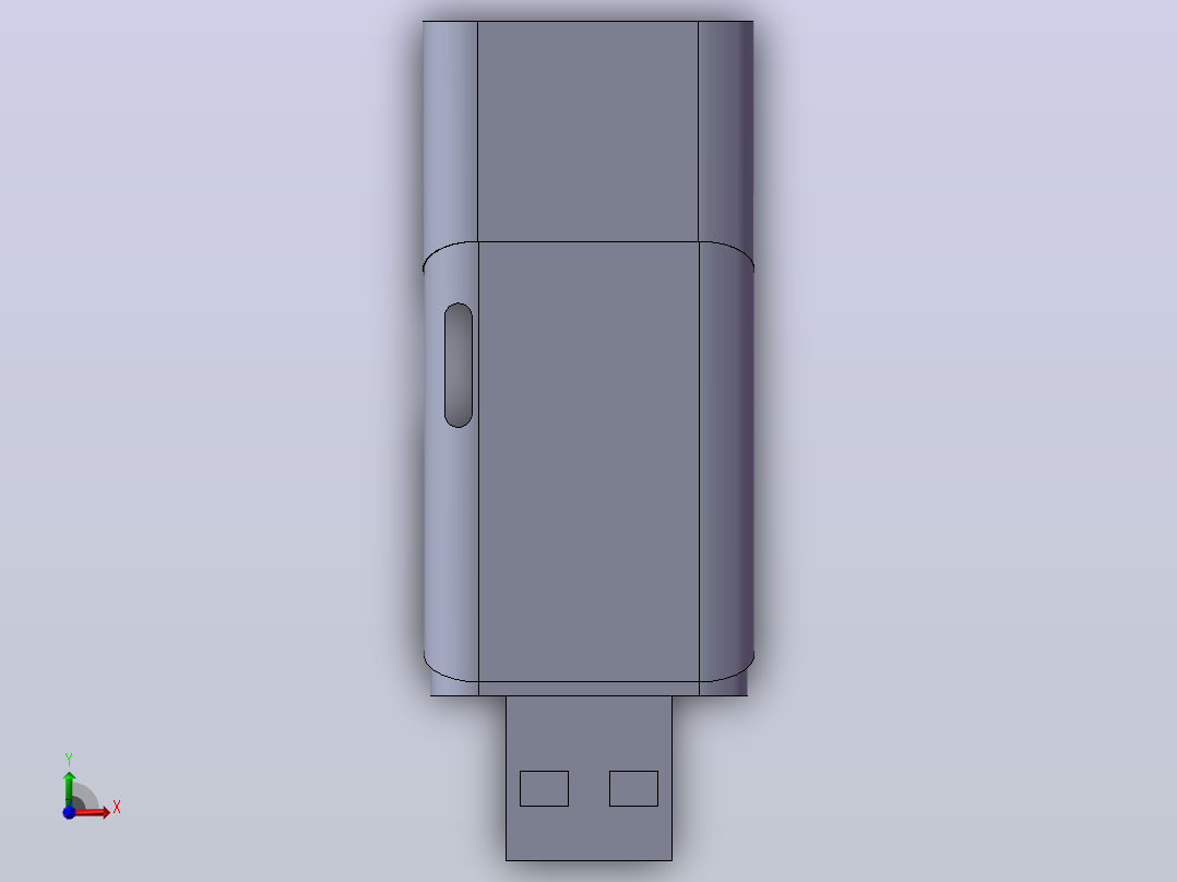 USB-闪存前视图