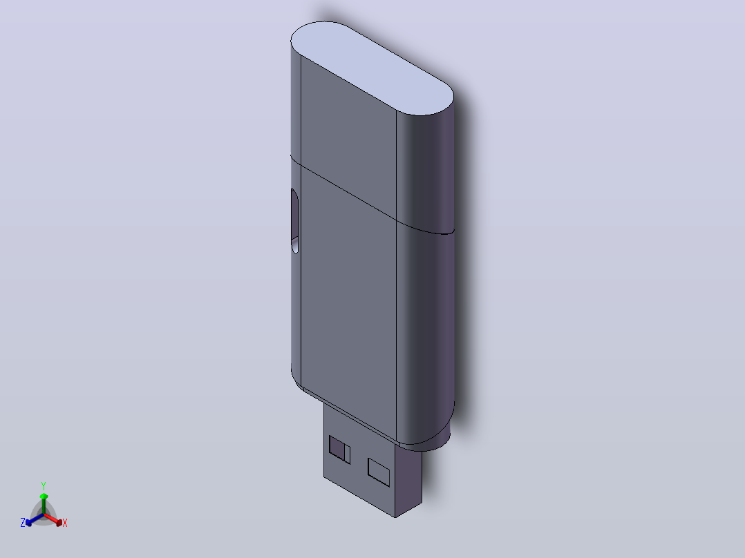 USB-闪存正等轴测图