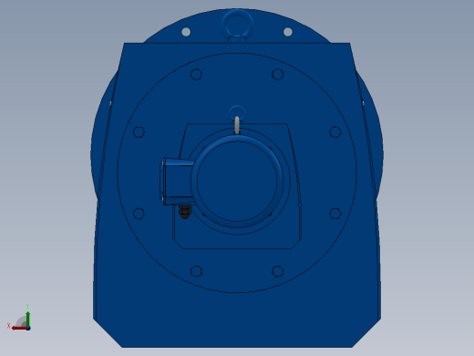 RF147R77法兰轴伸式组合型斜齿轮减速机RF147R77-Y0.55-4P-80-M1-0°-Φ550后视缩略图