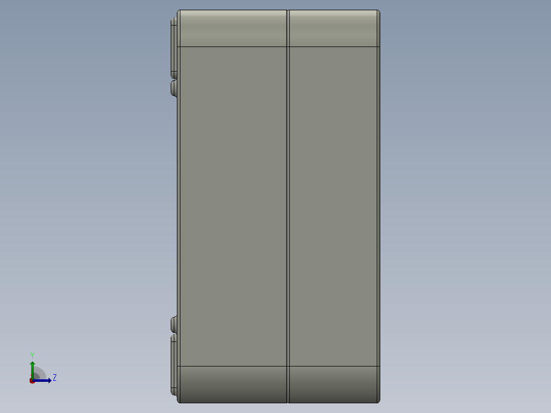 34 x 98 x 64压铸铝盒IP66 RS 506-918左视图